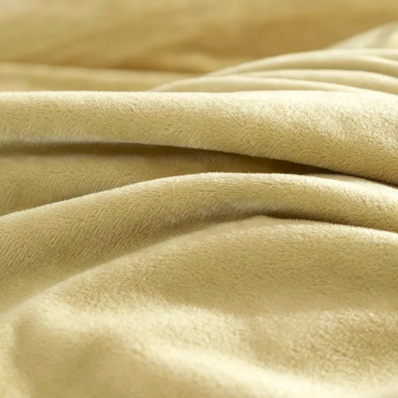 Close-up of yellow fabric with soft texture