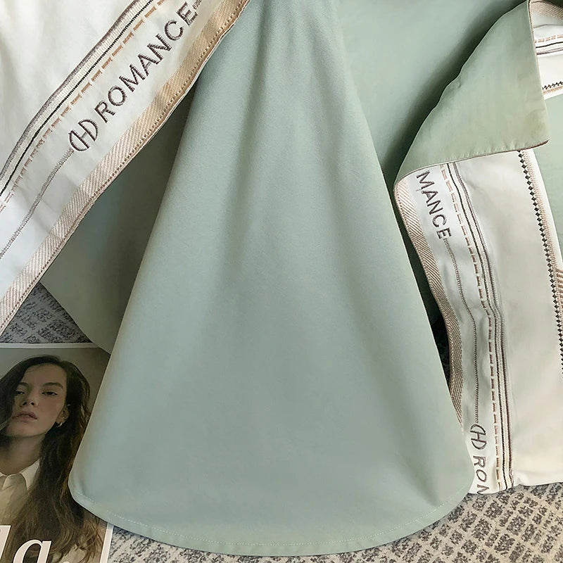 Close up of Olive 1000TC Brushed Cotton Frame flat sheet Bedding Set 