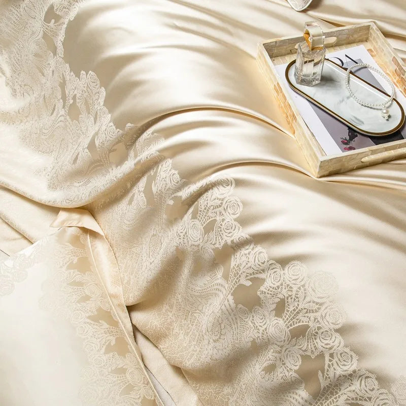 King and Queen size 1000TC Luxurious Satin Egyptian Cotton Bed Sheet Set
