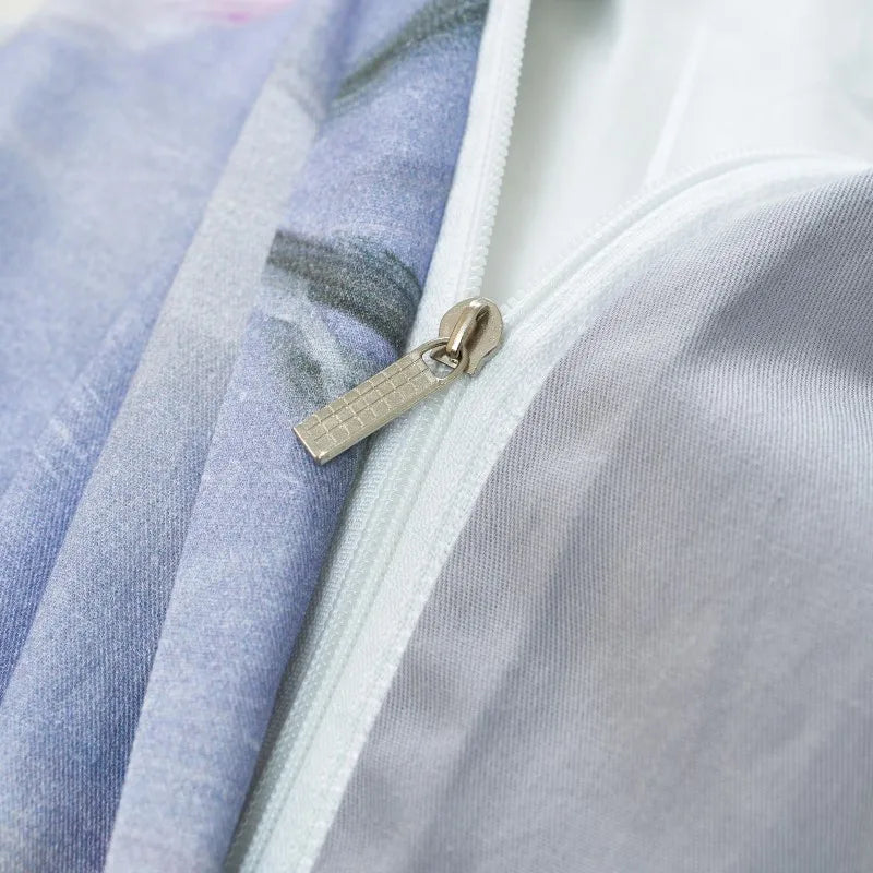  Ultra Soft Cotton-Rich Floral Printed Luxury Bedding Set