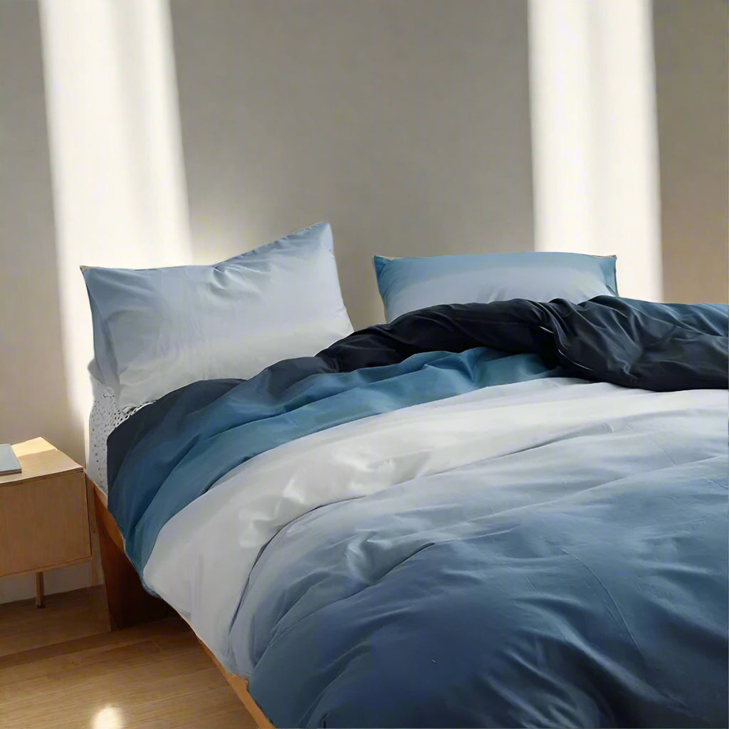 Silk bedding sets Gradient Colorful Bedding Set