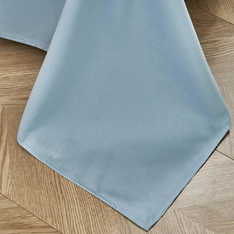 luxury Ultra Soft 400TC Cotton Floral Printed Bedding Set - Pastel Blue