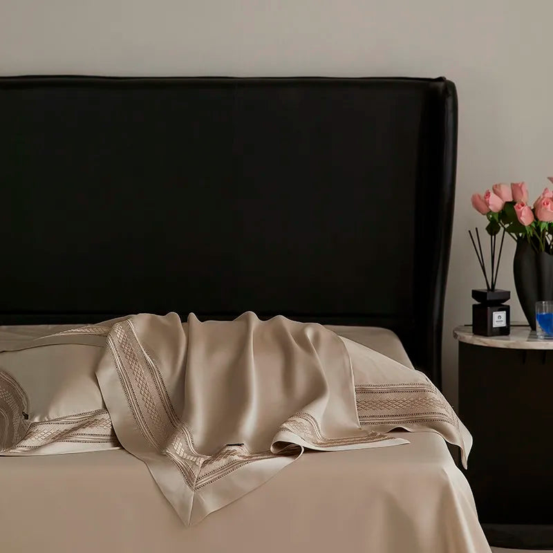 luxury bed set  Eucalyptus Lyocell Cooling Bamboo Fiber 