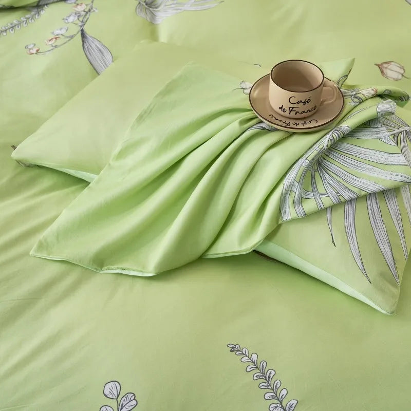 luxury sheets Ultra Soft Cotton-Rich Floral Printed Luxury Bedding Set