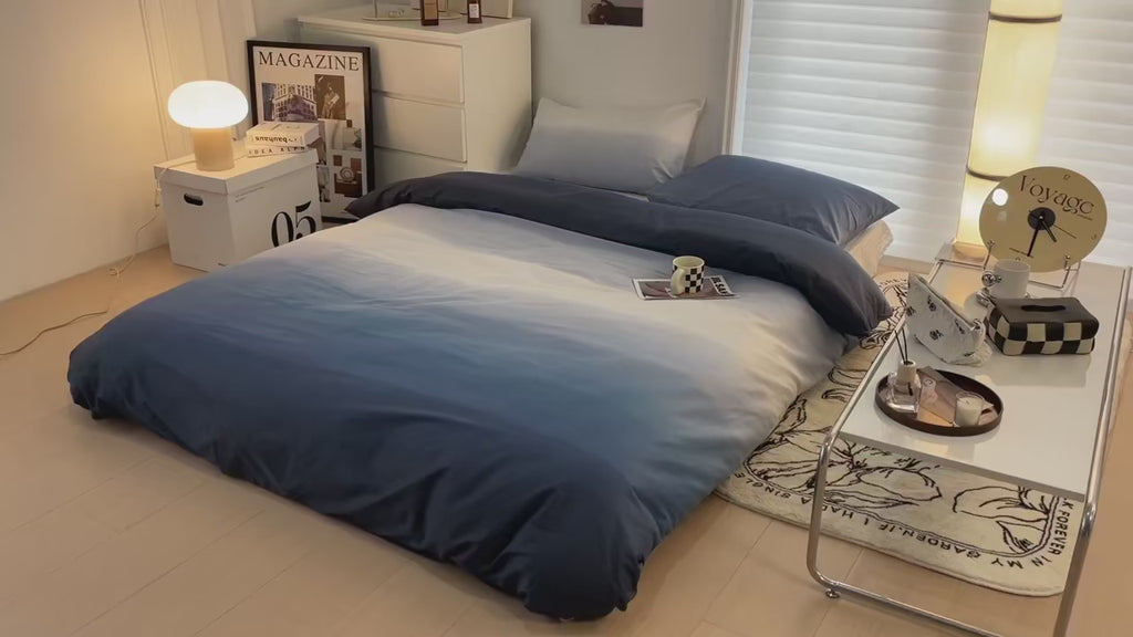 Gradient Colorful Bedding Set Collection