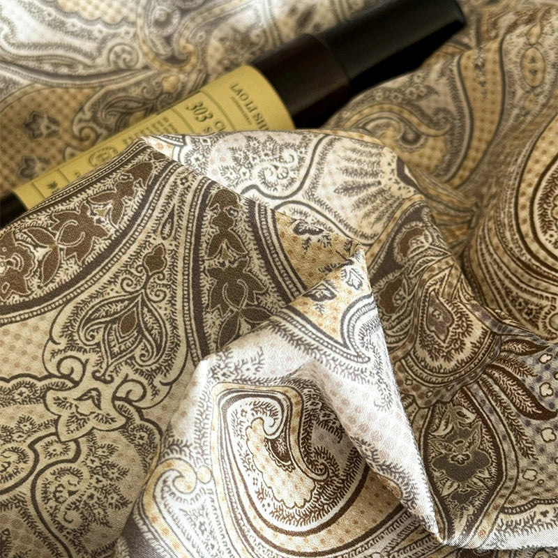 silk luxury bedding Breathable & Soft 600TC Eucalyptus Lyocell Bedding Set - Gold