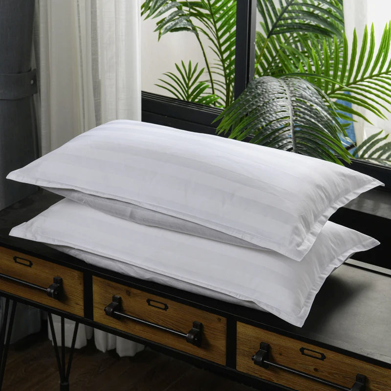 softest luxury bed sheets Premium 600TC Hotel White Cotton Bed Sheet Set